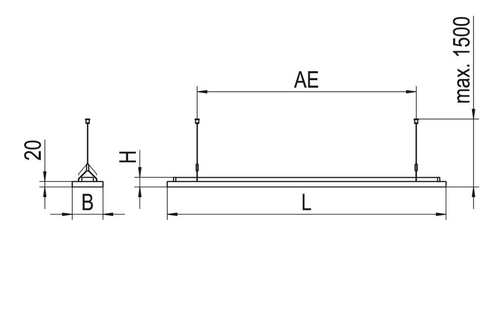 LED-Pendelleuchte LENSES-PDI #0627864