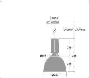 LED-Pendelleuchte GLAC2 L LE #96635213