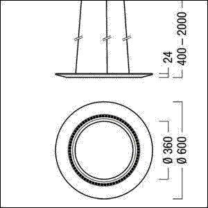 LED-Pendelleuchte AMBITUS #42189256