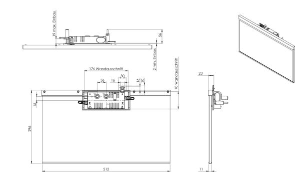 LED-Rettungszeichenleuchte AGR403WL