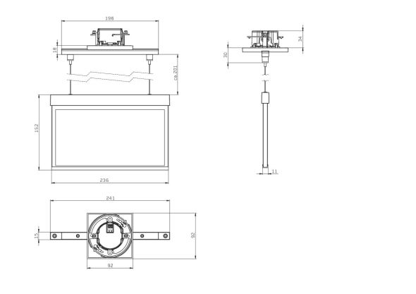 LED-Rettungszeichenleuchte AMEC001SC