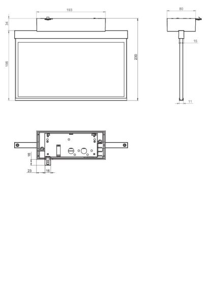 LED-Rettungszeichenleuchte AXD009ML-AZ