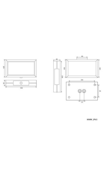 LED-Rettungszeichenleuchte MMW403SC-AZ