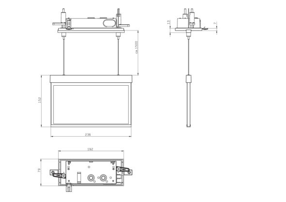 Rettungszeichenleuchte AMCC401WL-E