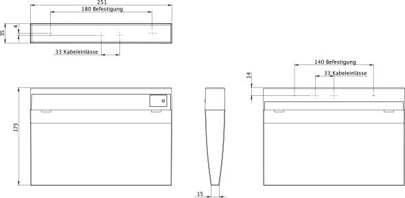 Rettungszeichenleuchte KMMU018WB