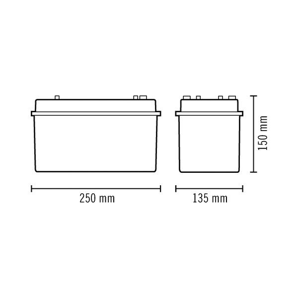 LED-Rettungszeichenleuchte SLBEL LED 8h 21m SM