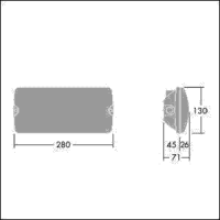 LED-Notlichtleuchte VOYAGERSOL.MSE3D-SWH