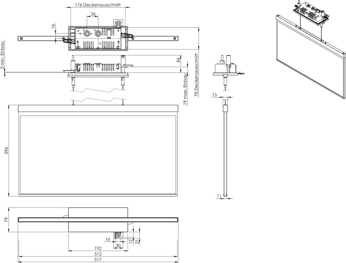 LED-Rettungszeichenleuchte AGCC401SC