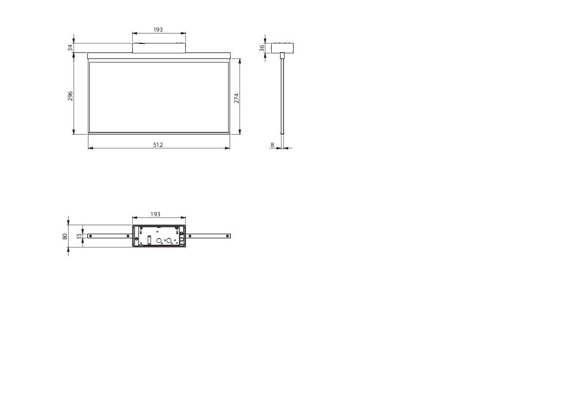 LED-Rettungszeichenleuchte AGD001SC