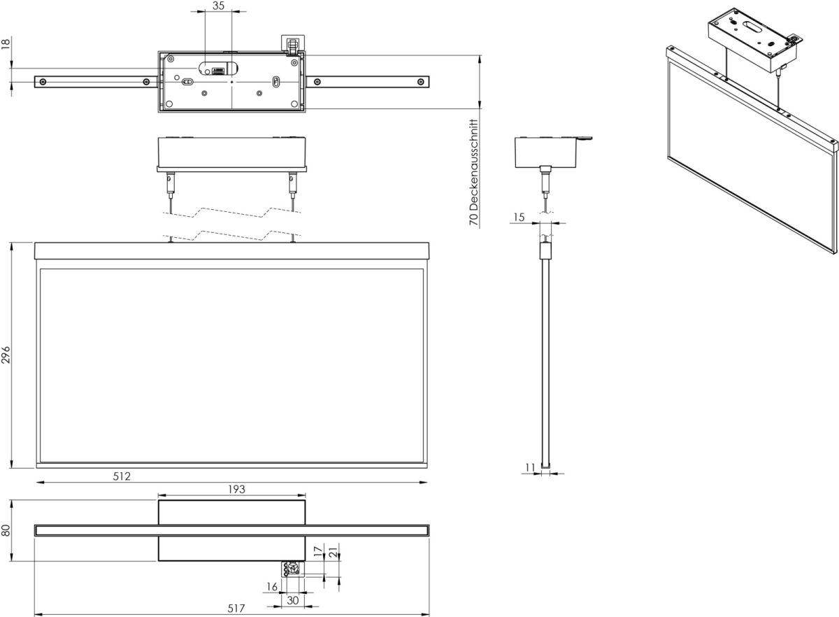 LED-Rettungszeichenleuchte AGDC403SC-AZ