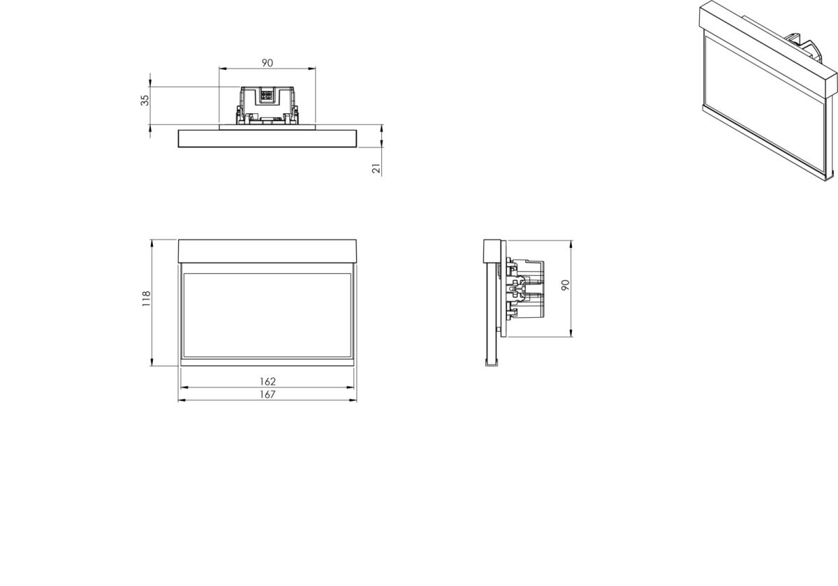 LED-Rettungszeichenleuchte AIR401SC