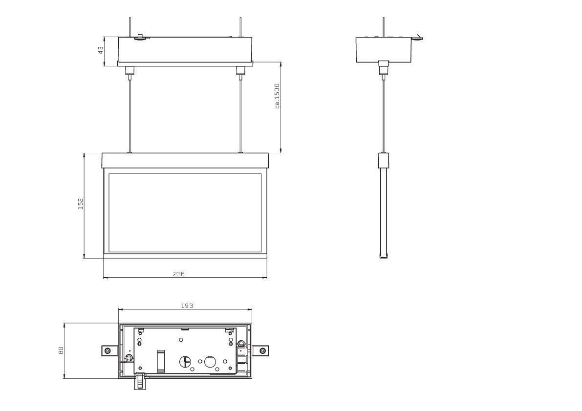 LED-Rettungszeichenleuchte AMDC001SC