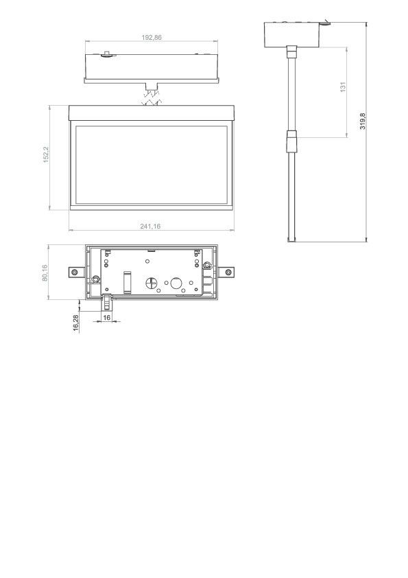 LED-Rettungszeichenleuchte AMDP001SC