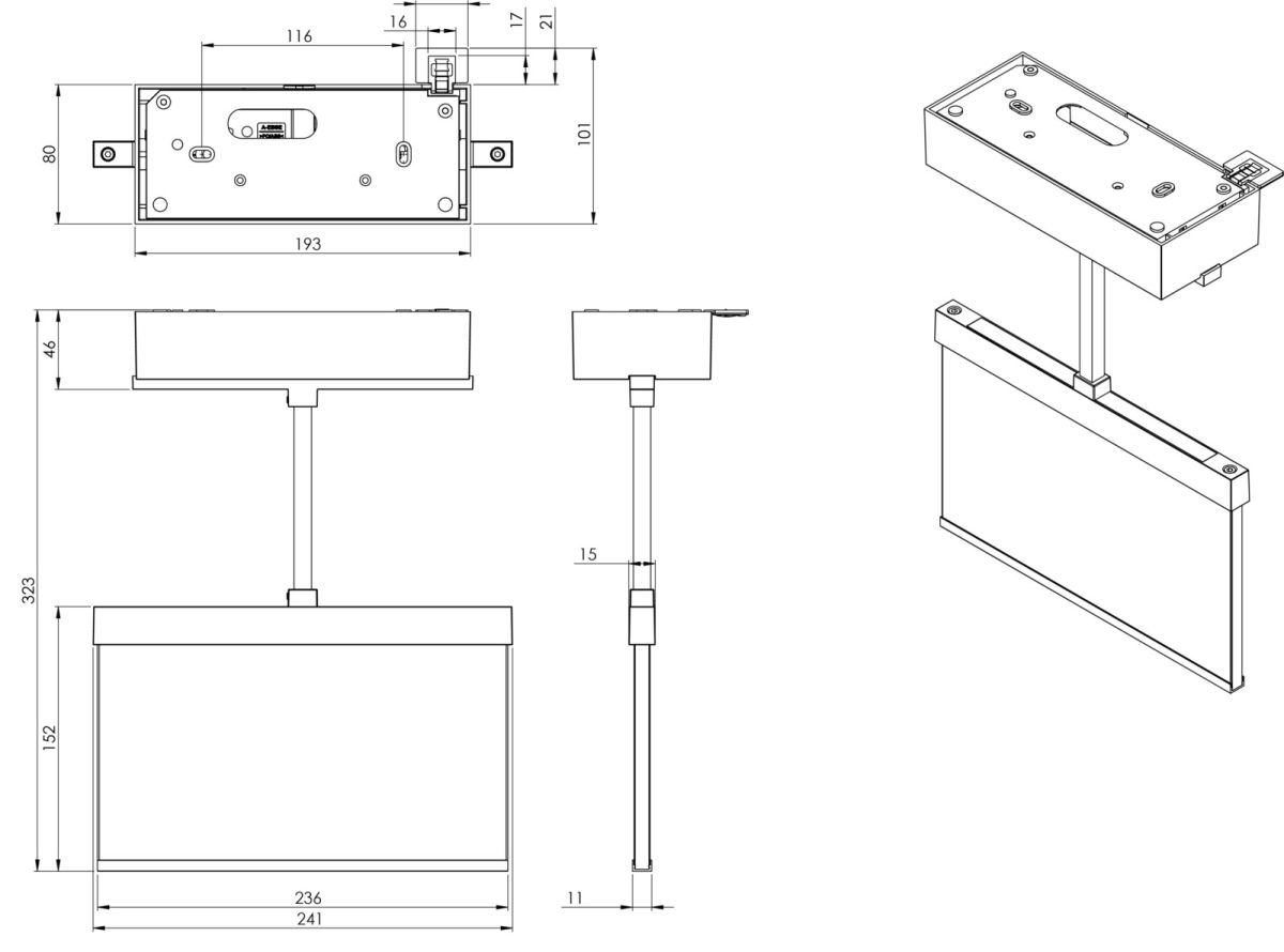 LED-Rettungszeichenleuchte AMDP401SC