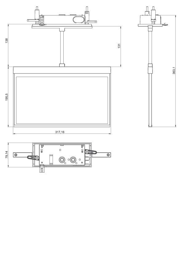 LED-Rettungszeichenleuchte AXCP001SC-AZ