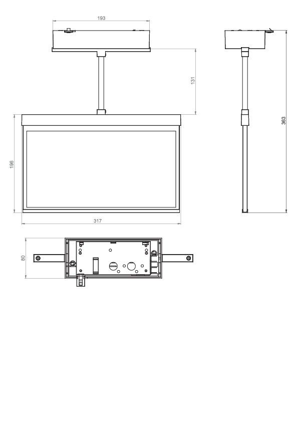 LED-Rettungszeichenleuchte AXDP003SC-AZ