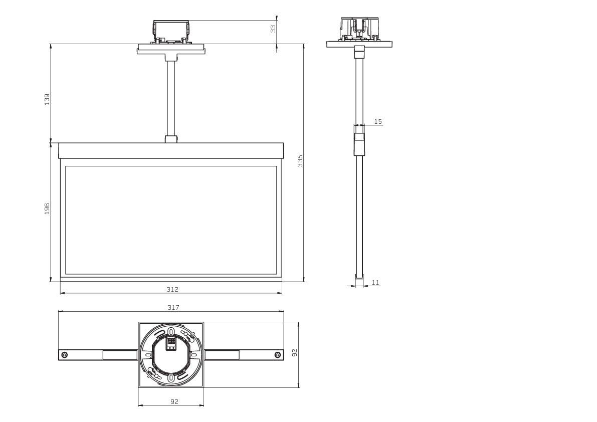 LED-Rettungszeichenleuchte AXEP001SC-AZ