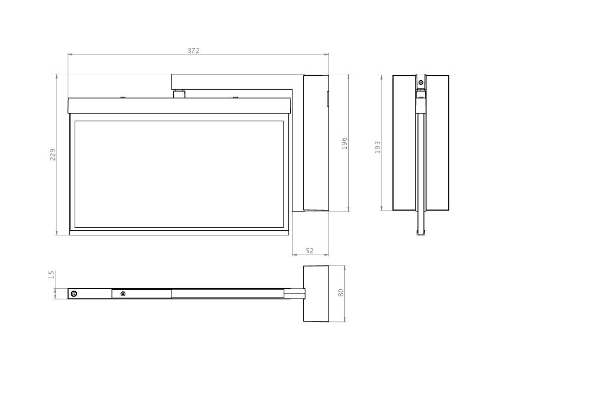 LED-Rettungszeichenleuchte AXWA001SC-AZ