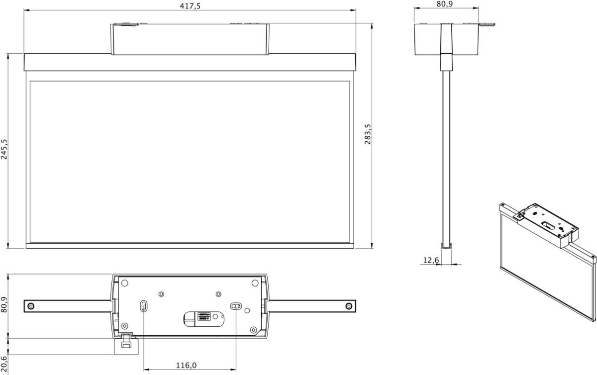 LED-Rettungszeichenleuchte GABD401SC