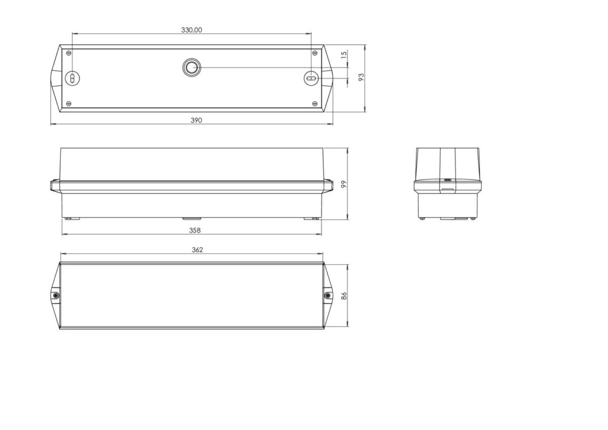 LED-Rettungszeichenleuchte KWIW411SC