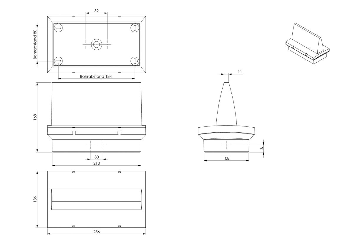 LED-Rettungszeichenleuchte PMD001SC