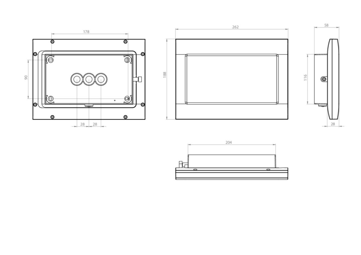 LED-Sicherheitsleuchte FMDS421SC-AZ