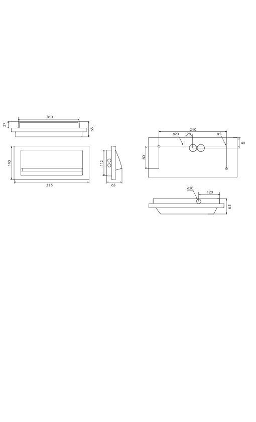 Sicherheitsleuchte ZAW018SC-AZ-COOLIP54