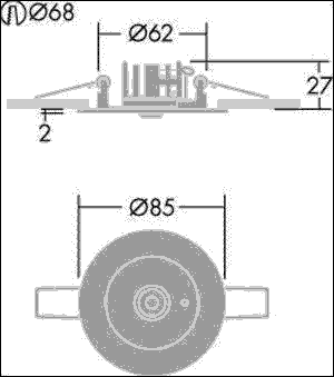 Notlichtleuchte VOYAGER ST #96637544