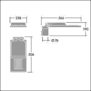 LED-Mastaufsatzleuchte IS 24L85- #96634804