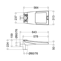 LED-Mastauf-/ansatzleuchte 51 1603 730 RFLO