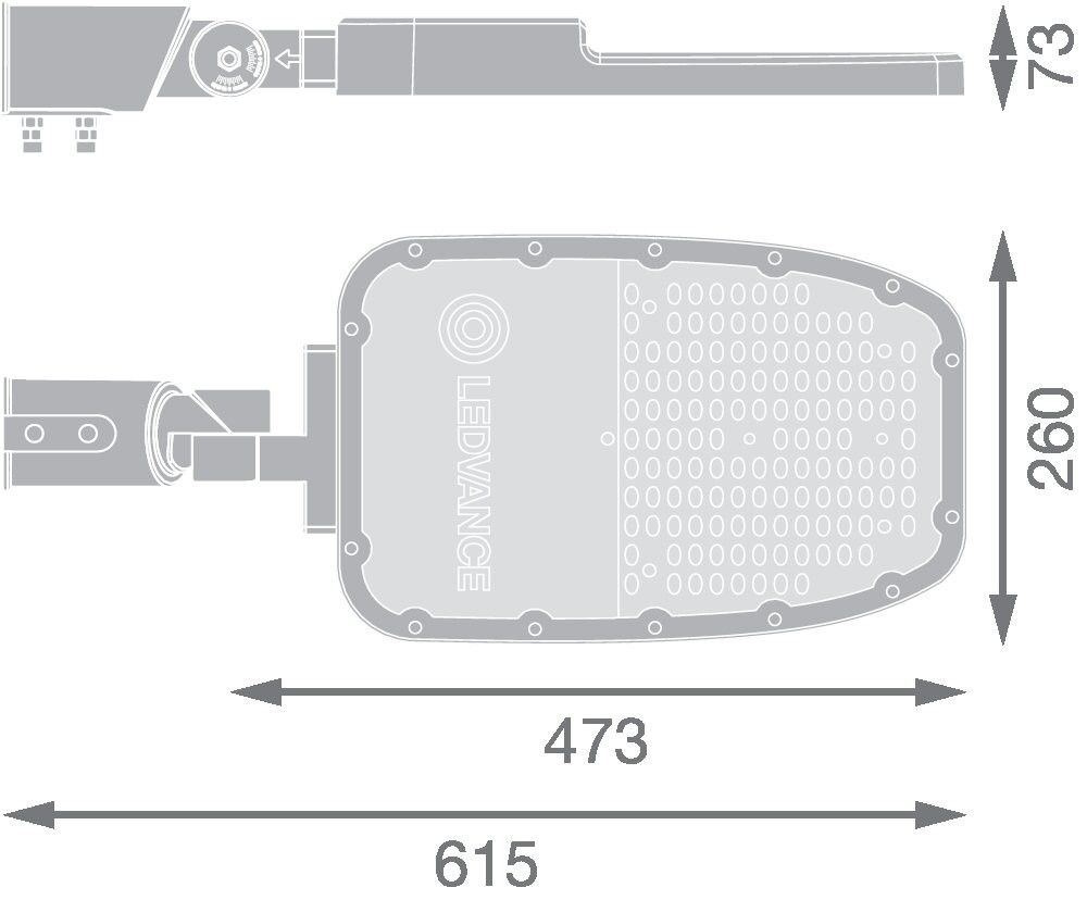 LED-Mastan-/aufsatzleuchte SLAREA#4099854079801