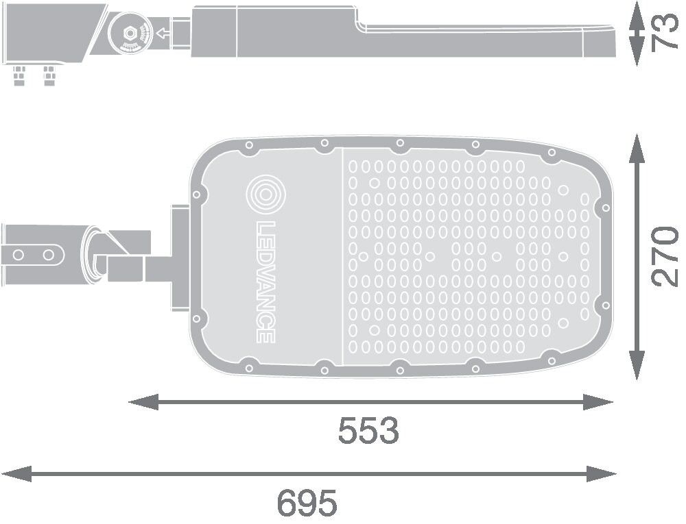 LED-Mastan-/aufsatzleuchte SLAREA#4099854079962