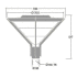 Mastaufsatzleuchte AVF 18L35- #96672114