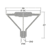 Mastaufsatzleuchte AVF F 18L #96672119