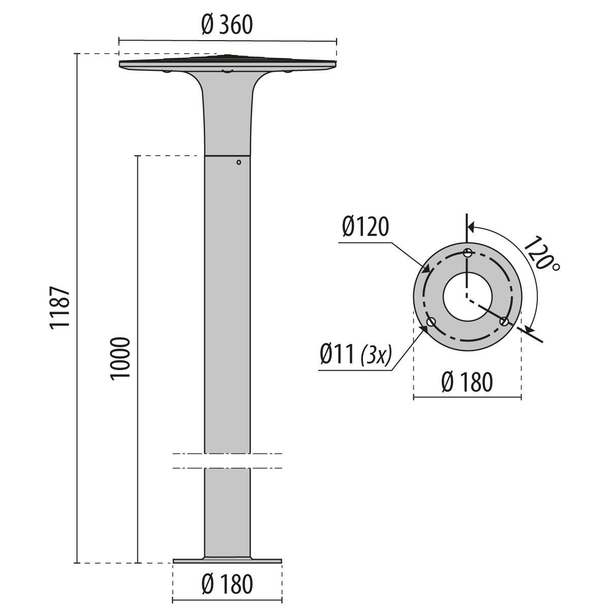 LED-Mastleuchte 303739