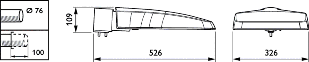 LED-Mastleuchte BGP307 LED #11997000