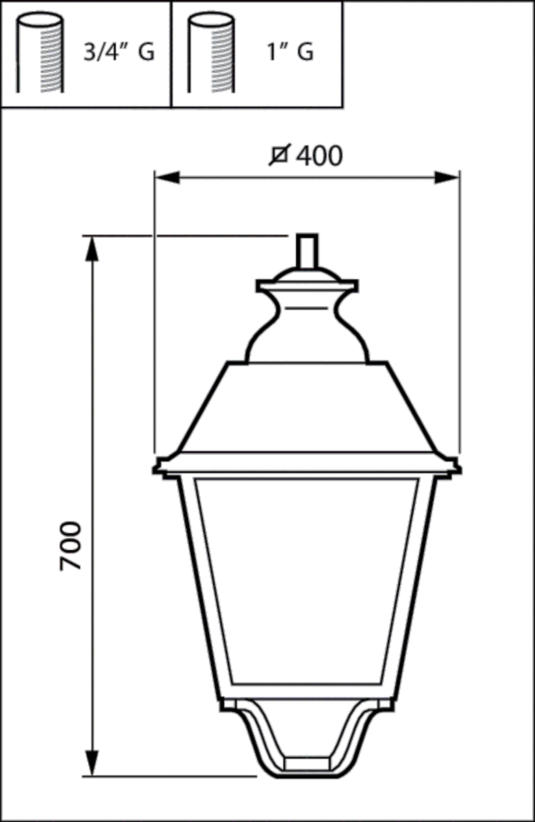 LED-Mastleuchte BSP651 LW #88103000