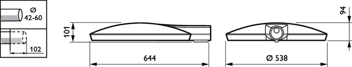 LED-Straßenleuchte BGP530 LED #89207400