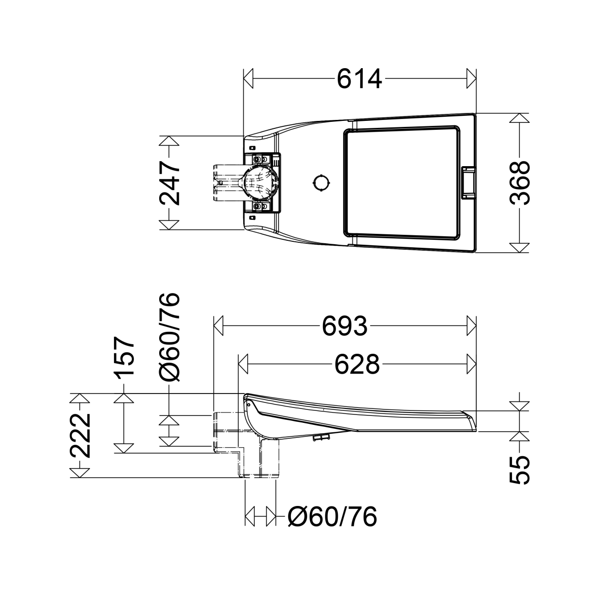 LED-Mastauf-/ansatzleuchte 52 3203 RFLU