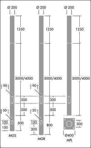 LED-Mastaufsatzleuchte ALUMET CD #96274848