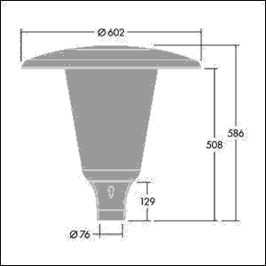 LED-Mastaufsatzleuchte ARW 12L35- #92924210