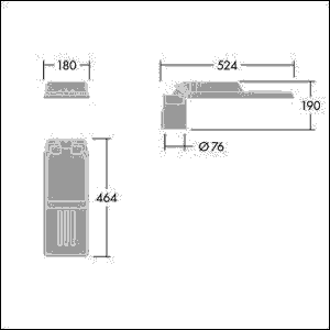 LED-Mastaufsatzleuchte IS 12L105- #96634799