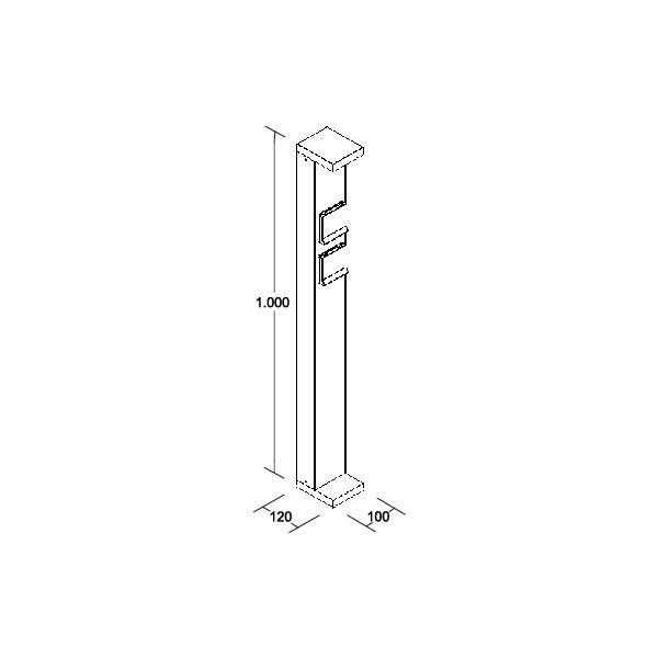 LED-Pollerleuchte 60056103