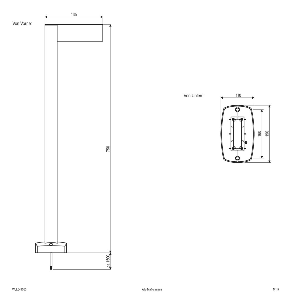 LED-Wegeleuchte WLL541553