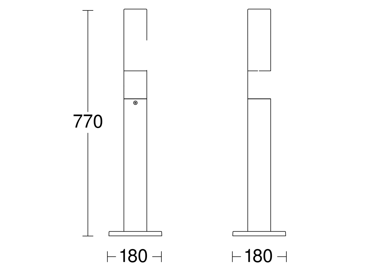 LED-Außenleuchte o. Sensor GL 65 3000K