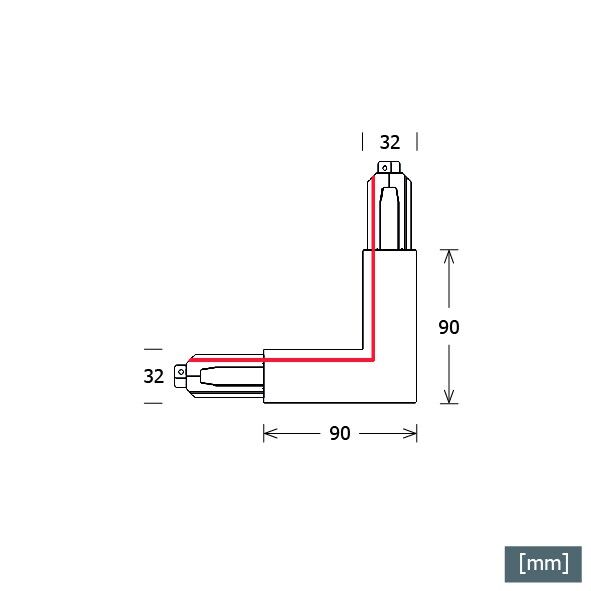 L-Verbinder ST-A L/PE-IN/9011 WS