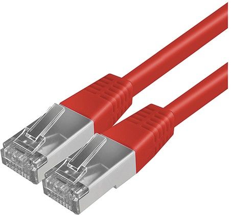 Verbindungskabel RJ45 rot CABLE RJ45 5m RD