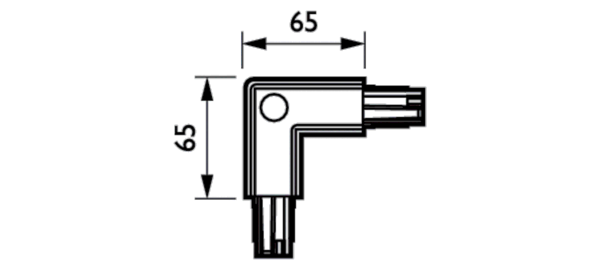 L-Verbinder ZRS750 CCPI BK