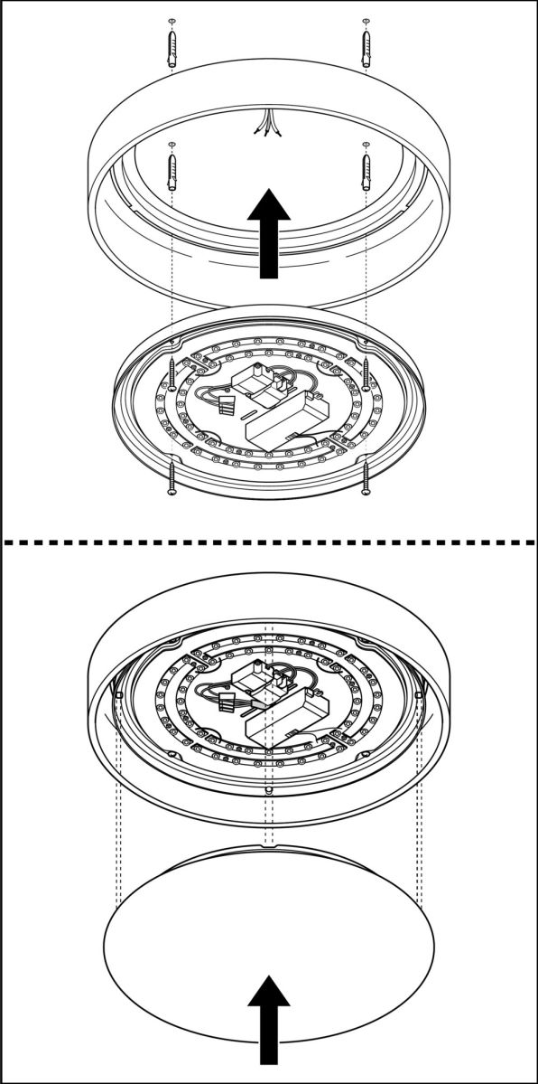 Dekorative Leuchtenrahmen SFCIRC#4058075834200