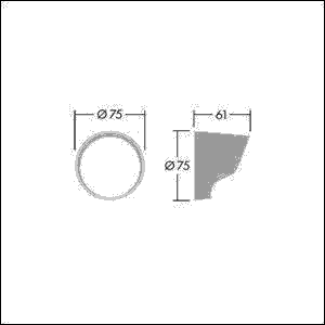 Blende CONT3 4L VISOR BK